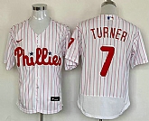 Men's Philadelphia Phillies #7 Trea Turner White Stitched MLB Flex Base Nike Jersey,baseball caps,new era cap wholesale,wholesale hats